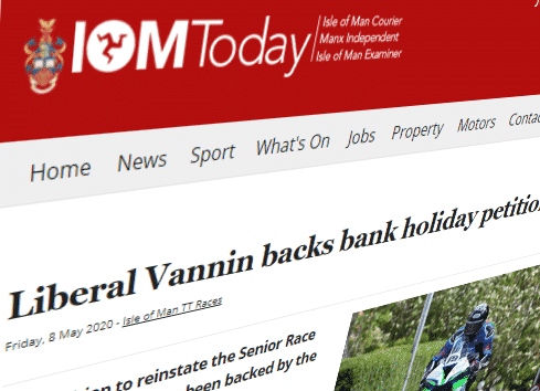 Liberal Vannin backs bank holiday petition