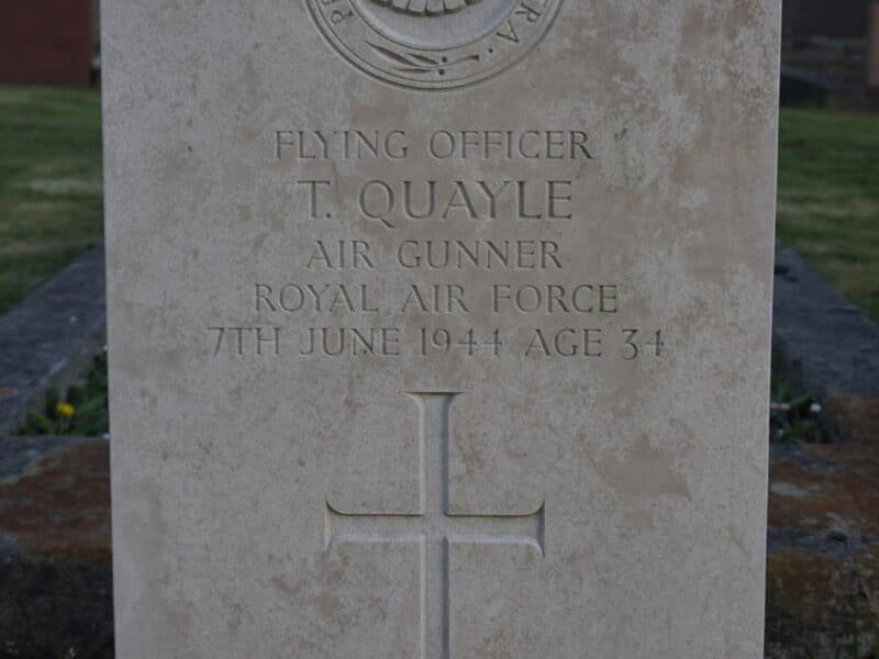 Gravestone of Thomas Quayle