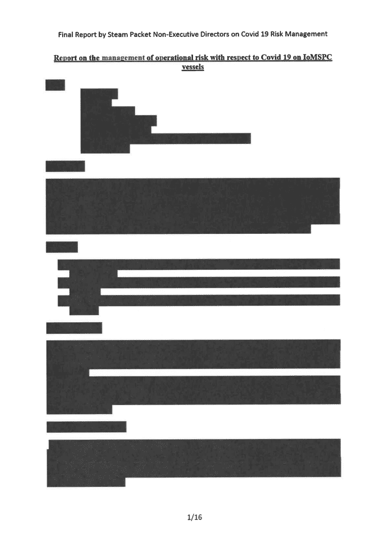 The redacted steam packet report