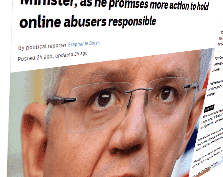 A picture of the ABC website report