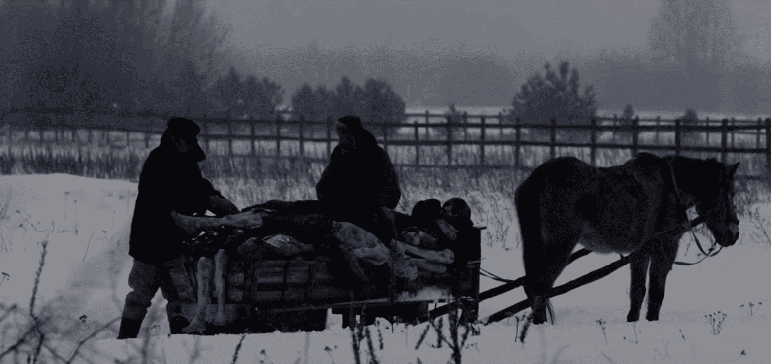 A scene in Mr Jones showing the Holodomor genocide