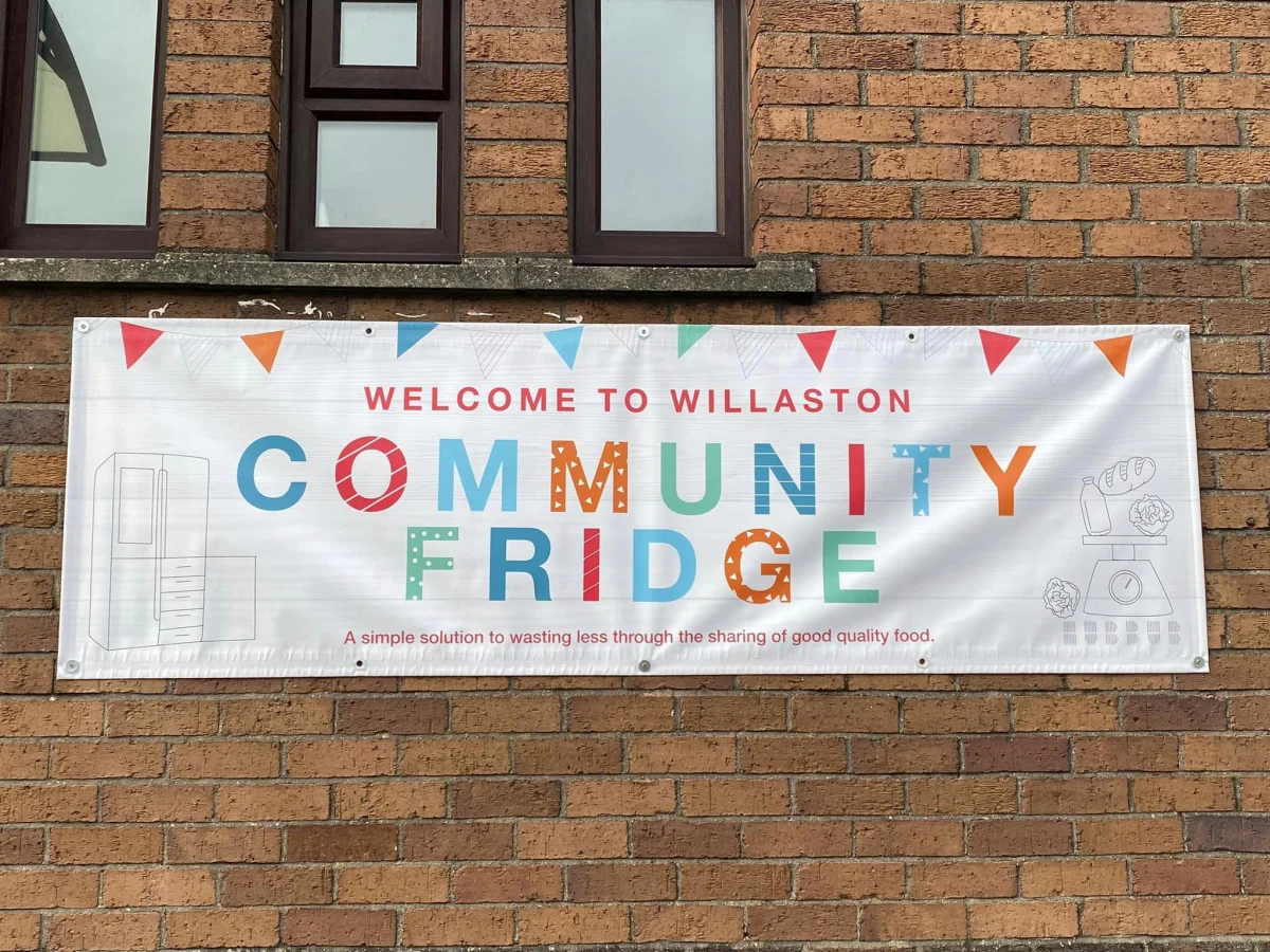 Willaston Community Fridge Sign